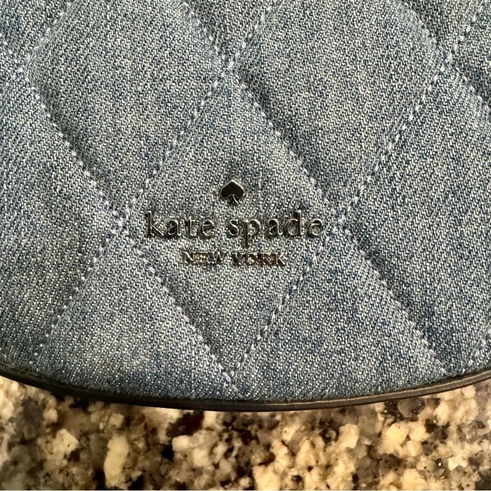 Kate Spade Carey Denim Zip Top Crossbody
